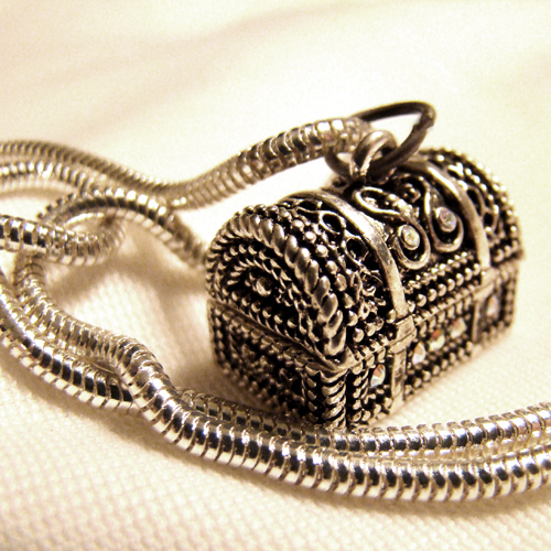 Treasure Chest Locket Necklace