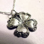 Lucky Clover Pendant Necklace by Om-Society