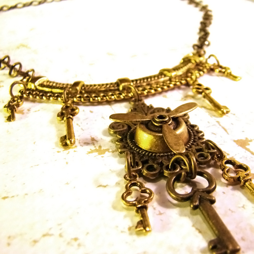 Steampunk Bellydance Necklace