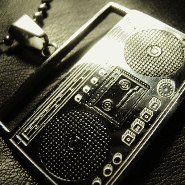 Old School Boombox Necklace