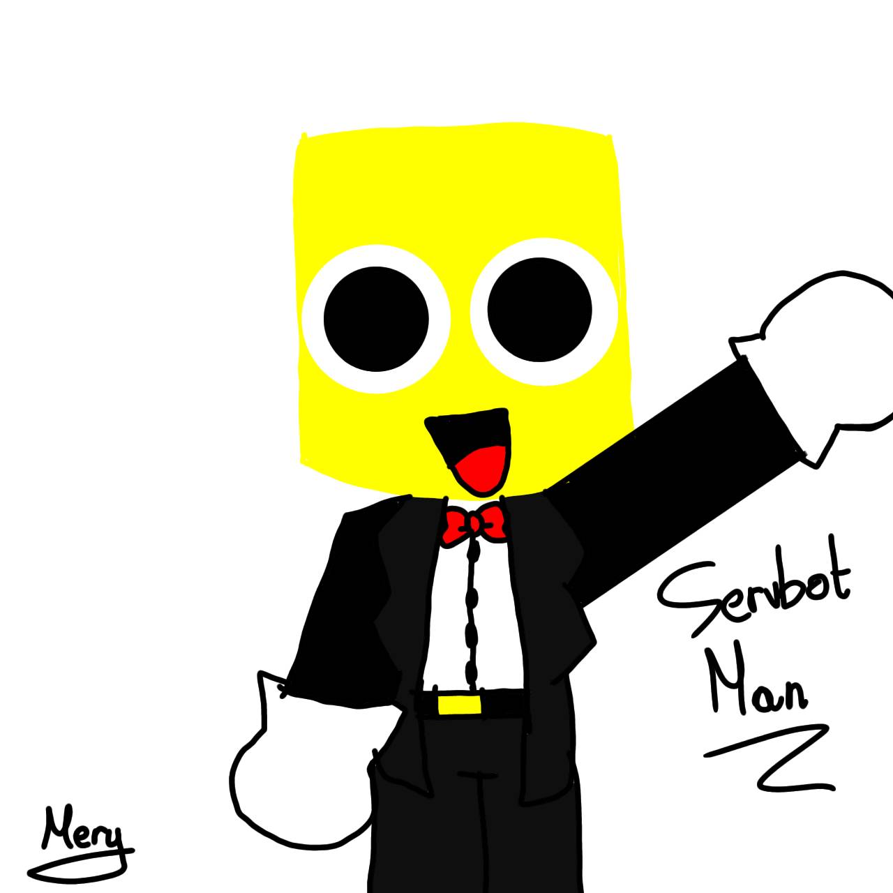 Servbot Man by MoonTheDemonKitsune on DeviantArt