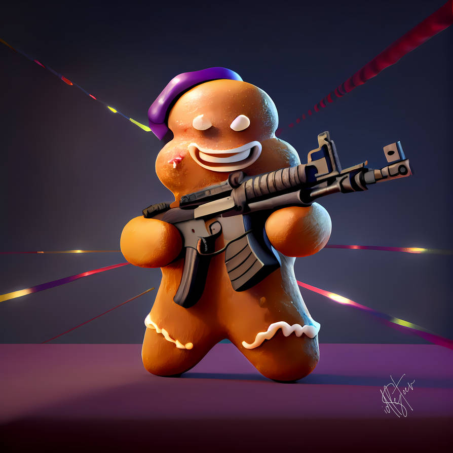 gingerbread man by idlebg on DeviantArt