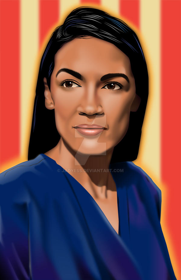 Alexandria Ocasio-Cortez by jadyess on DeviantArt