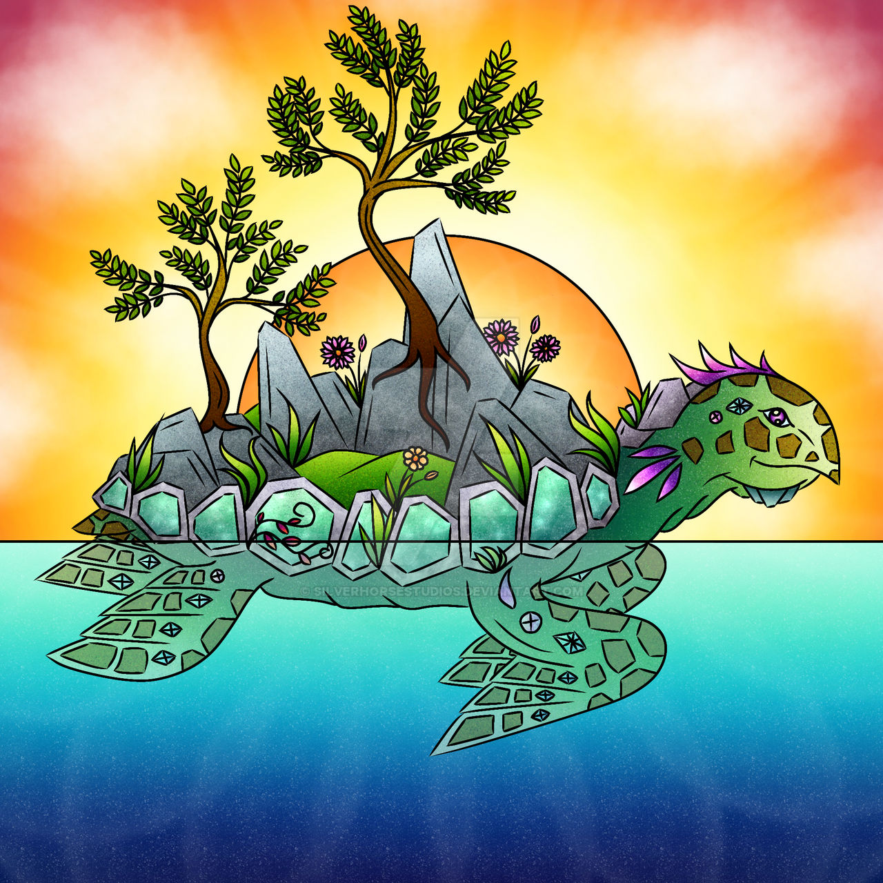 Turtle Island by SilverHorseStudios on DeviantArt