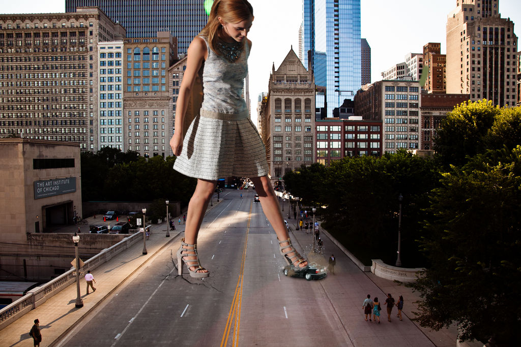 Giantess Emma Watson crushing car by ihl1 on DeviantArt