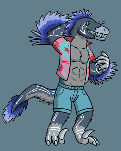 Cyber Raptor by space-salaman on DeviantArt