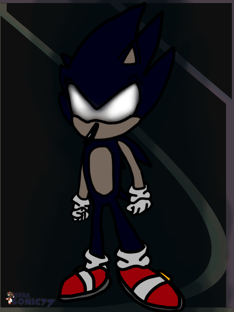 Dark sonic by misomin77 on deviantART