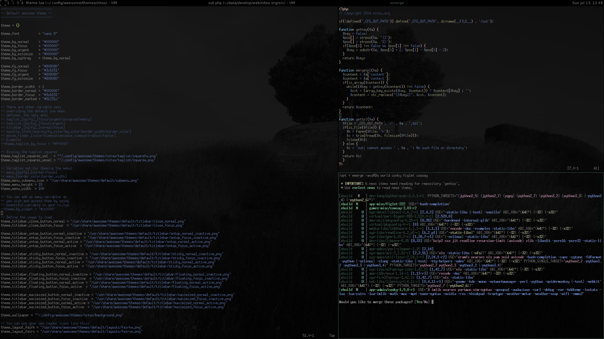 current desktop