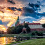 Sunrise at the Wawel Castle