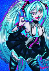 Cyber Punk Hatsune Miku