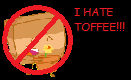 I HATE TOFFEE STAMP