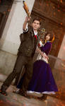 Booker and Elizabeth - Bioshock Infinite by Shirokii