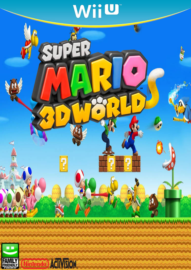 Super Mario 3D World (Wii U) Game Cover Concept by ImAvalible1 on DeviantArt