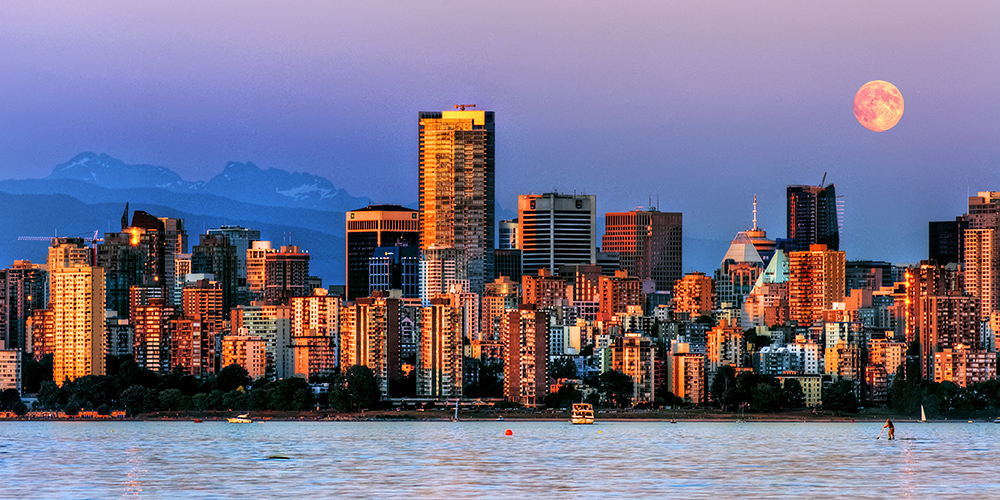 Vancouver Moonrise