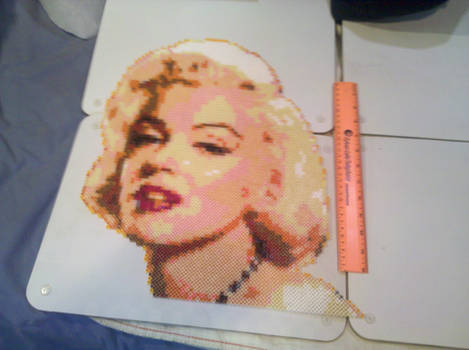 Marilyn Monroe Perler Portrait