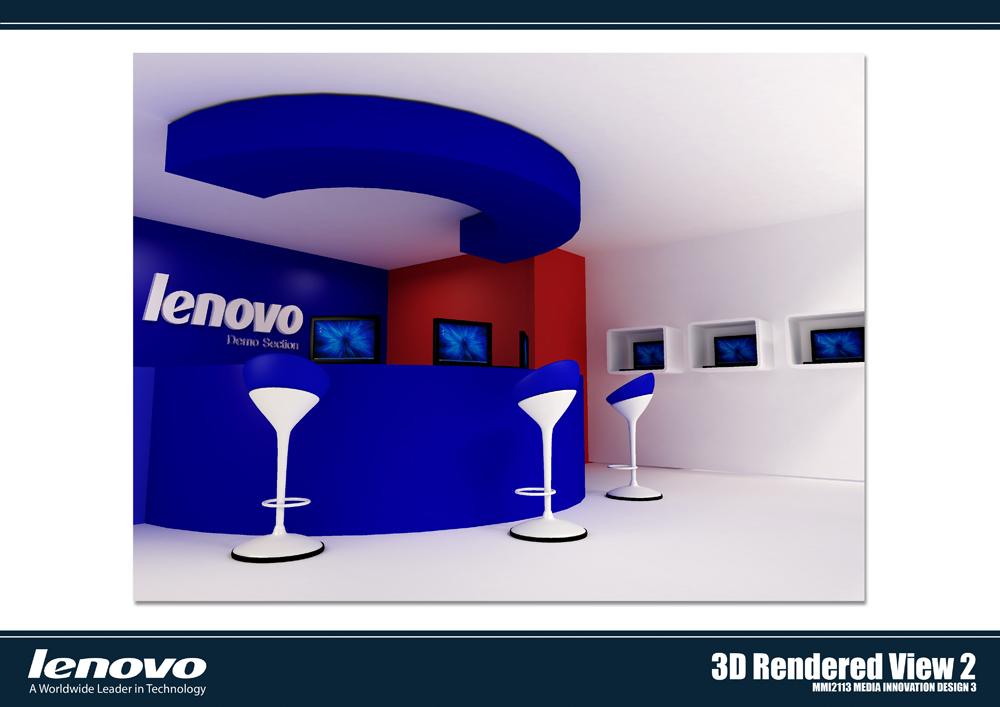 Lenovo Booth 3D Rendered 02