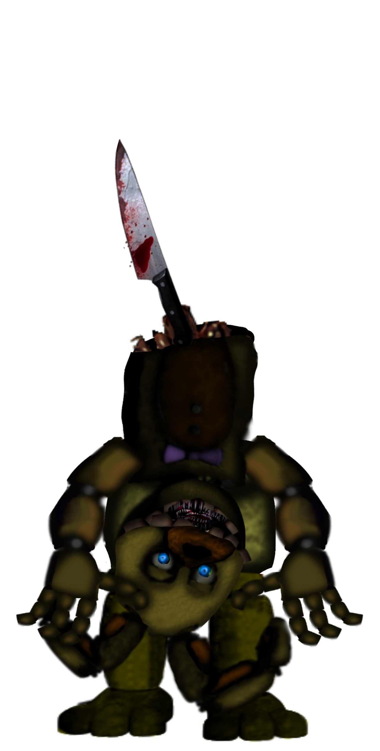 Into the pit spring bonnie by fnafspeedfan on DeviantArt
