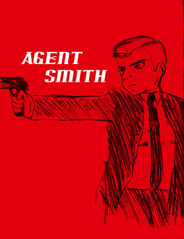 Agent Smith Coloring Agent Smith - Blood Red by Agent-Silver on DeviantArt
