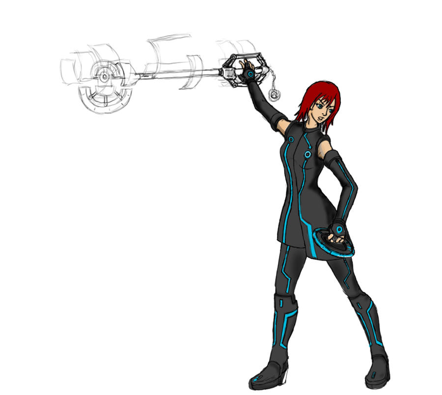 Tron Kh Legacy Kairi Wip By G Falcondx On Deviantart