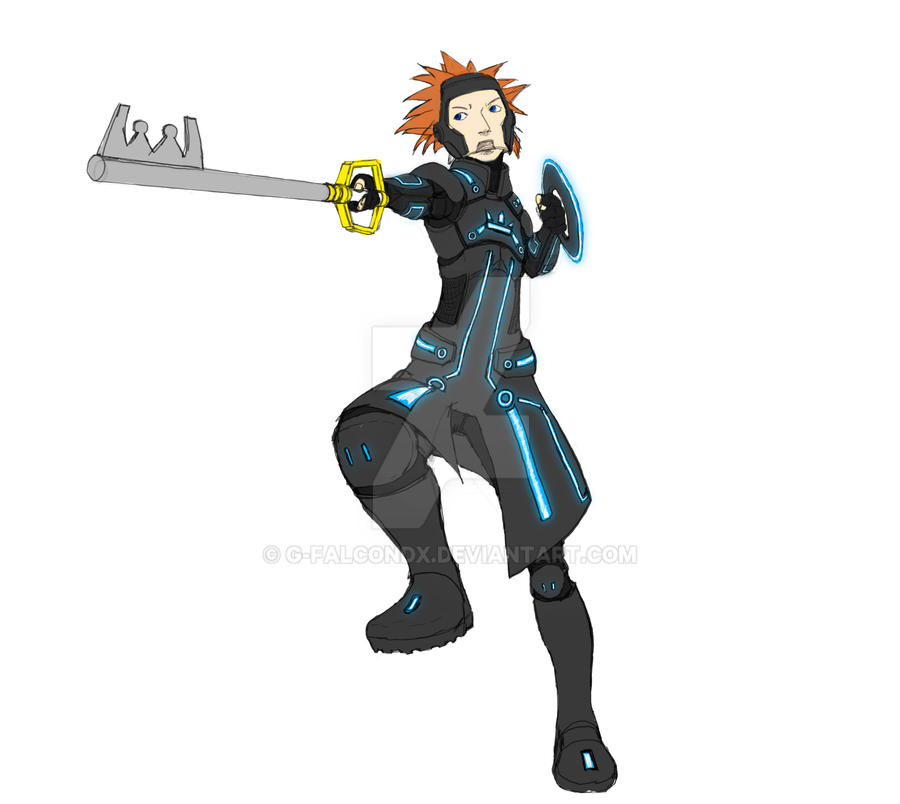 Kh Tron Legacy Sora By G Falcondx On Deviantart