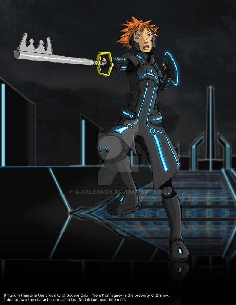 Kh Tron Legacy Sora By G Falcondx On Deviantart