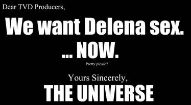 Delena sex now please