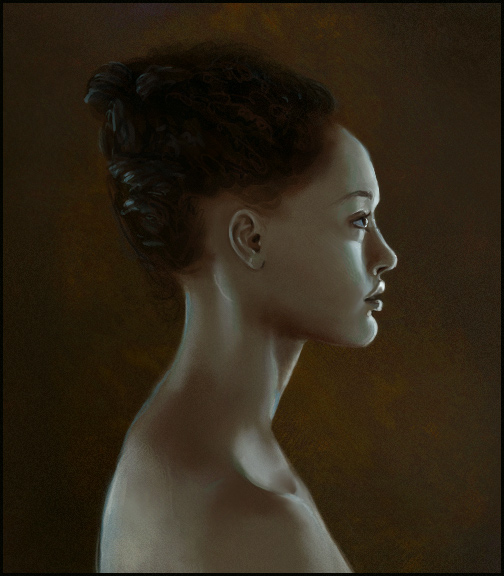 Sketchpaint Female Profile by jezebel
