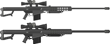 M82A1 Barret Black with Scope