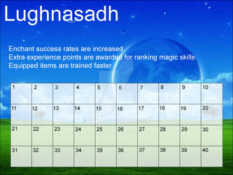 Mabinogi Calender Lughnasadh