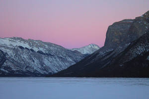 Banff AB (January 19 2014) Sunset