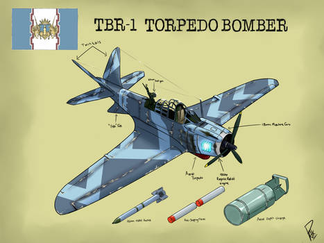 TBR-1 Destroyer II Torpedo Bomber