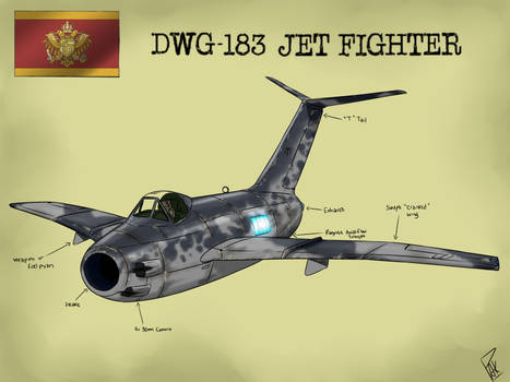 DWG-183 Jet Fighter