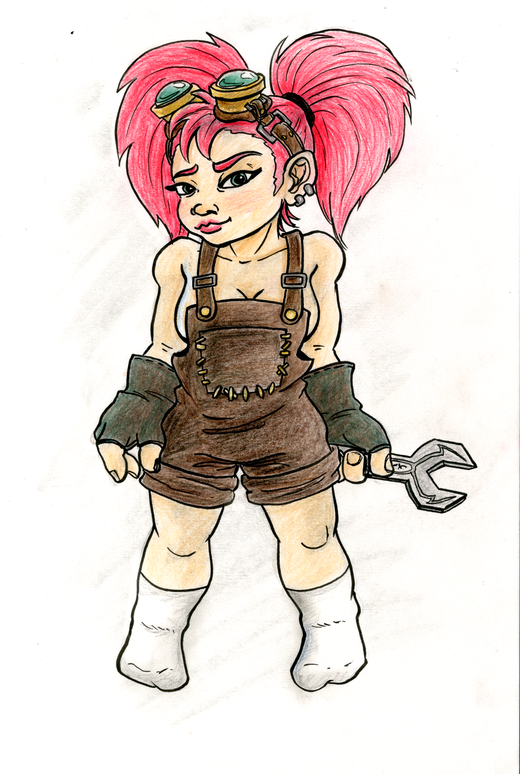 Gnome Engineer Pinup