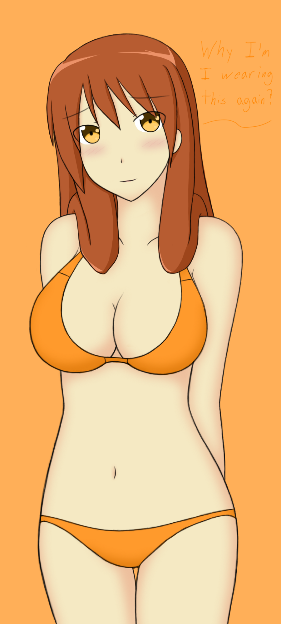 Aki - Swimsuit Breast 2