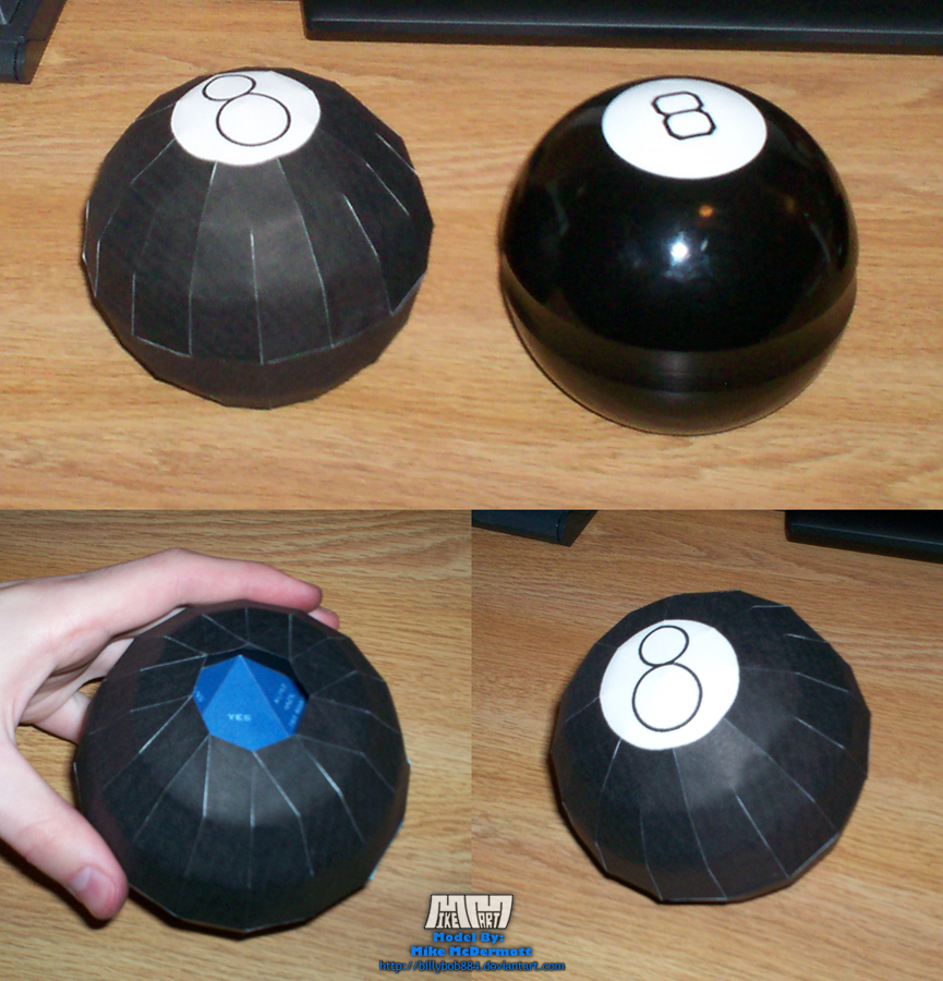 Magic 8 Ball Assembled