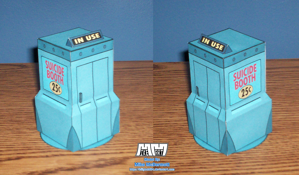 Futurama Suicide Booth Assmbld
