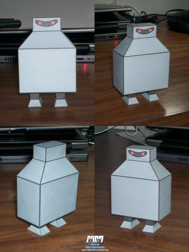 Futurama Boxy Robot Assembled