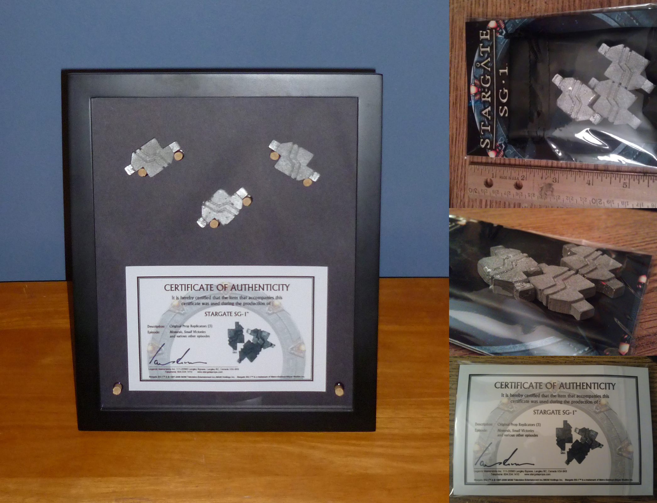 SG1 Replicator Blocks Shadow Box