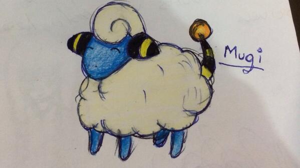 Mugi the Mareep (colored)