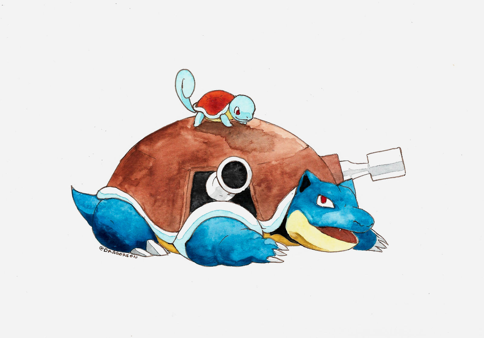 Blastoise by Dragoreon on DeviantArt