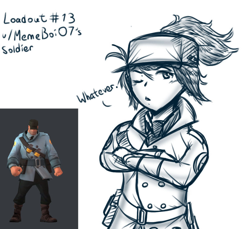 Drawing TF2 Loadouts #13 by SomecallmeHero on DeviantArt