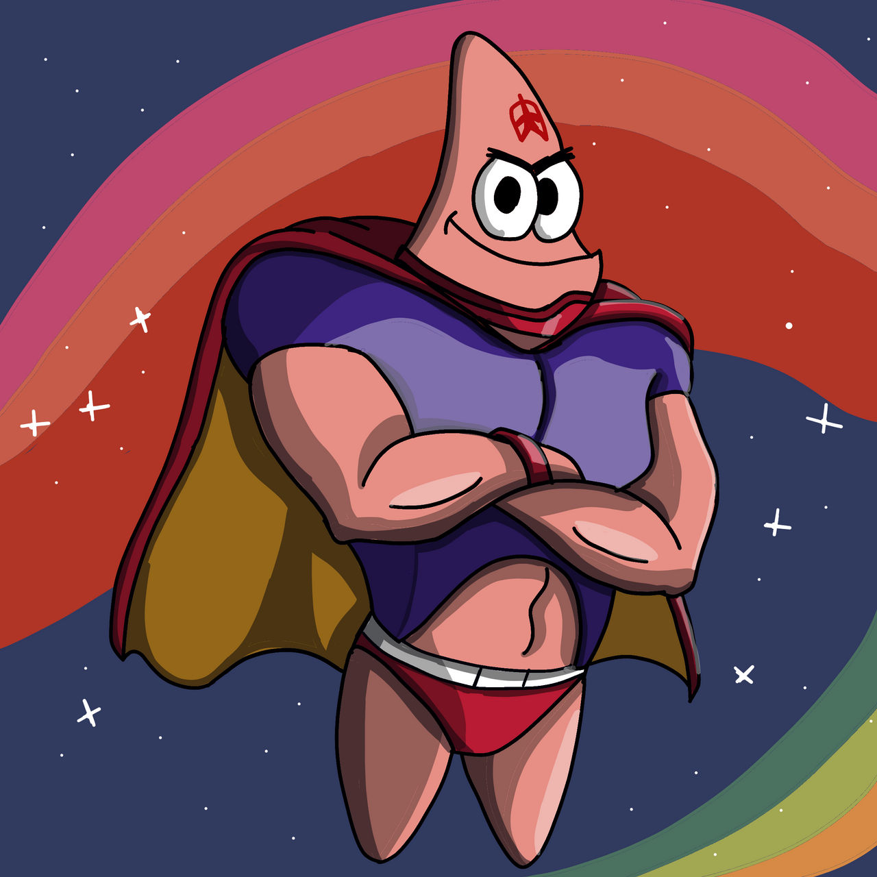 Legless Patrick Patrick Muscle by ChaosVenomArt on DeviantArt