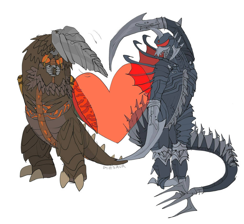 Megalon Rapper Megalon and gigan heart by zarkhator on DeviantArt