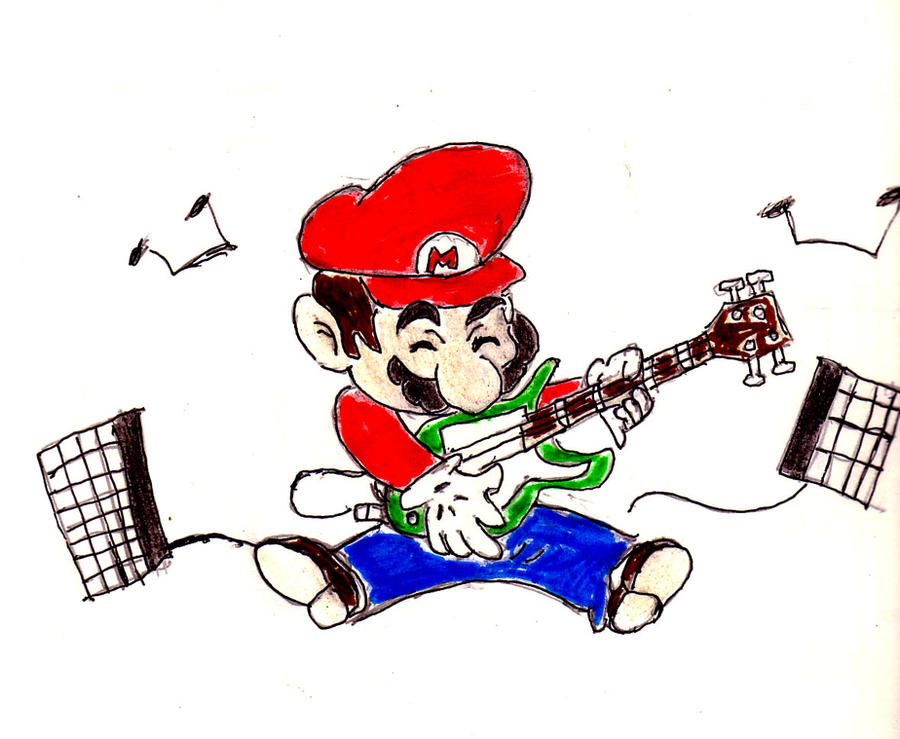 Mario Rocking Meme Rocking Super Mario by Buddhadragon on DeviantArt