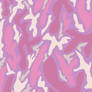 Preppy Pink Abstract Roots Wallpaper