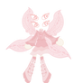 Pink Headless Coquette Fairy Transparent 