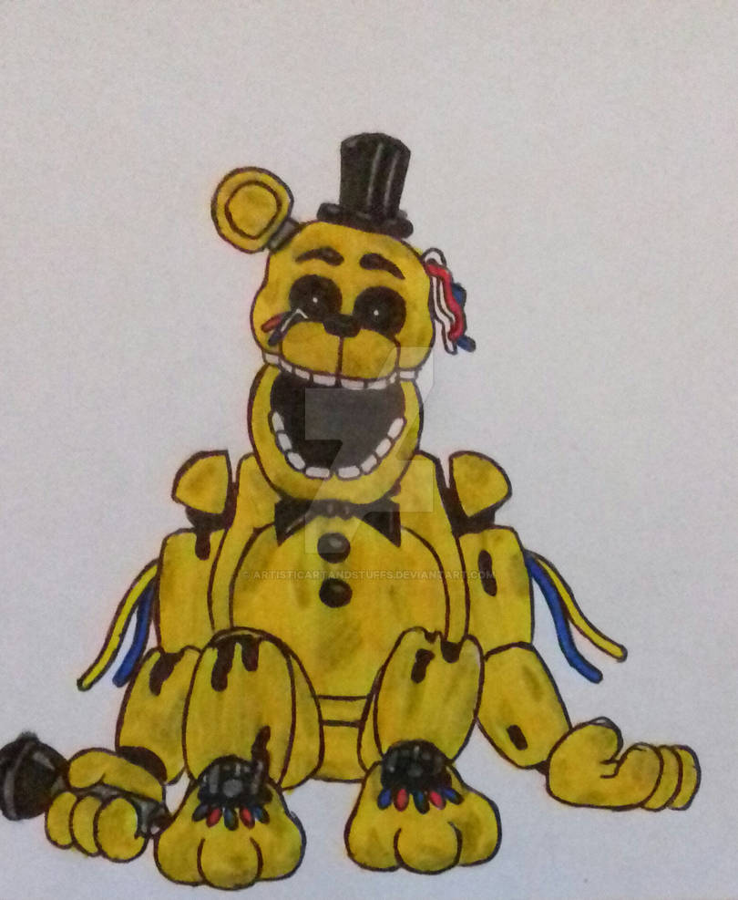 How To Draw Golden Freddy how-to-draw-golden-freddy
