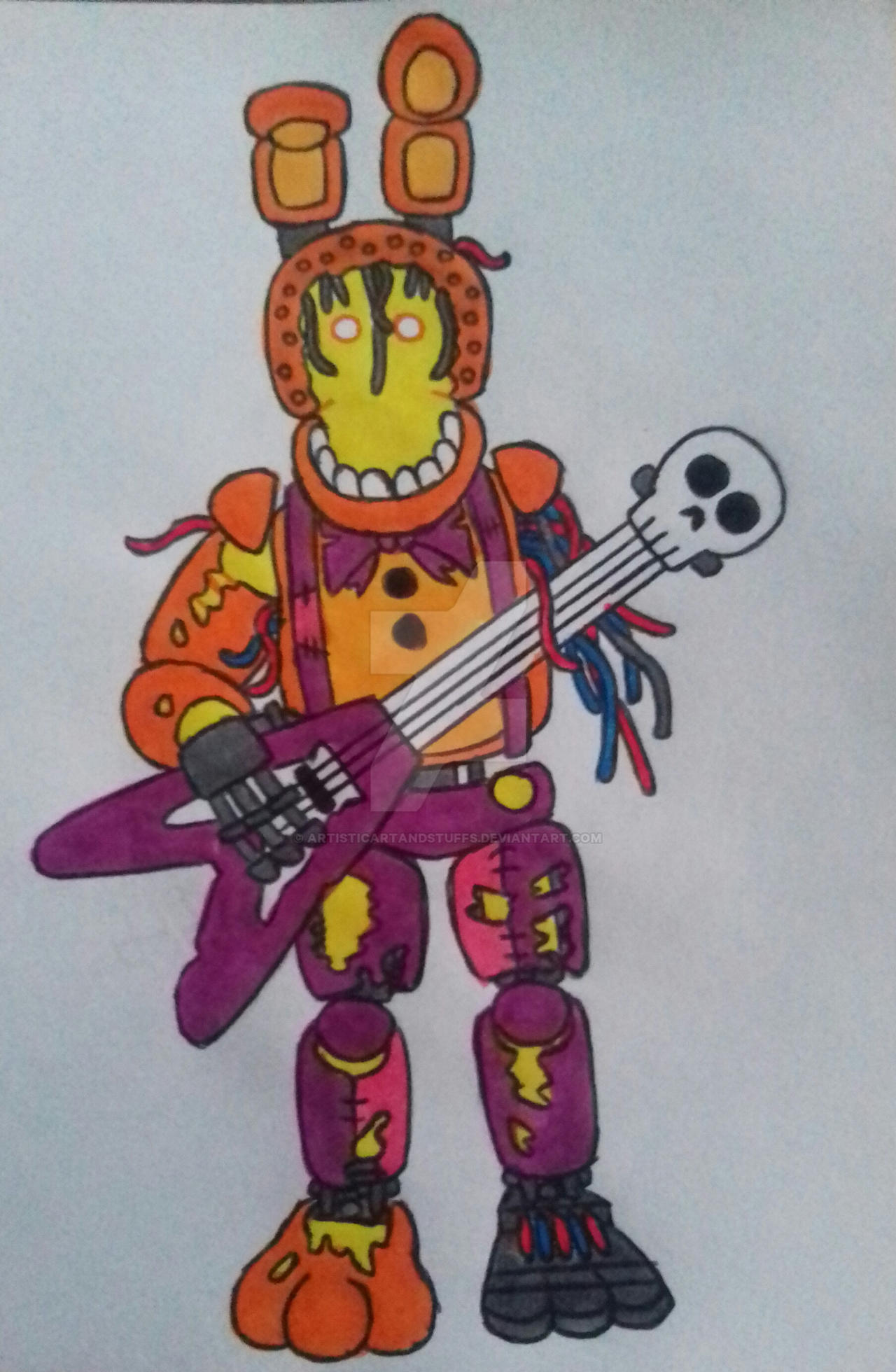 Jack O Withered Bonnie By Artisticartandstuffs On Deviantart Jack O Withered Bonnie By Artisticartandstuffs On Deviantart