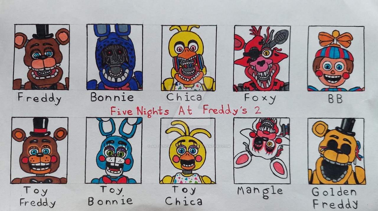 Five Nights At Freddy's 2 by ArtisticArtAndStuffs on DeviantArt