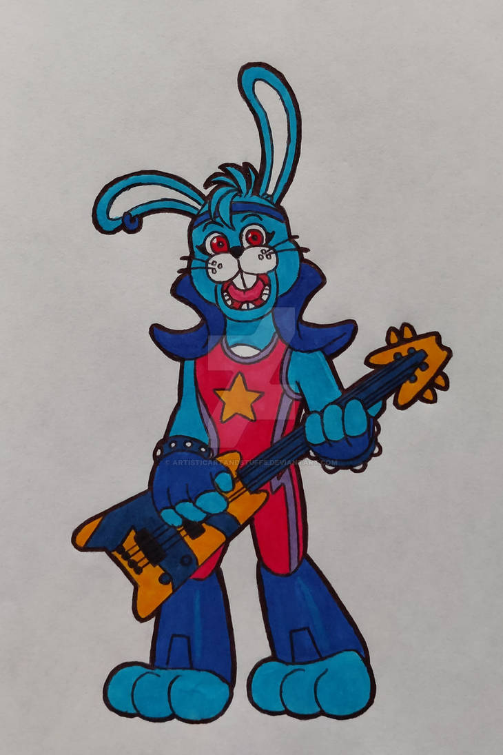 I dabble in doodling — GLAMROCK BONNIE !!!!!!!!!!!!!!!!!!!!!! the